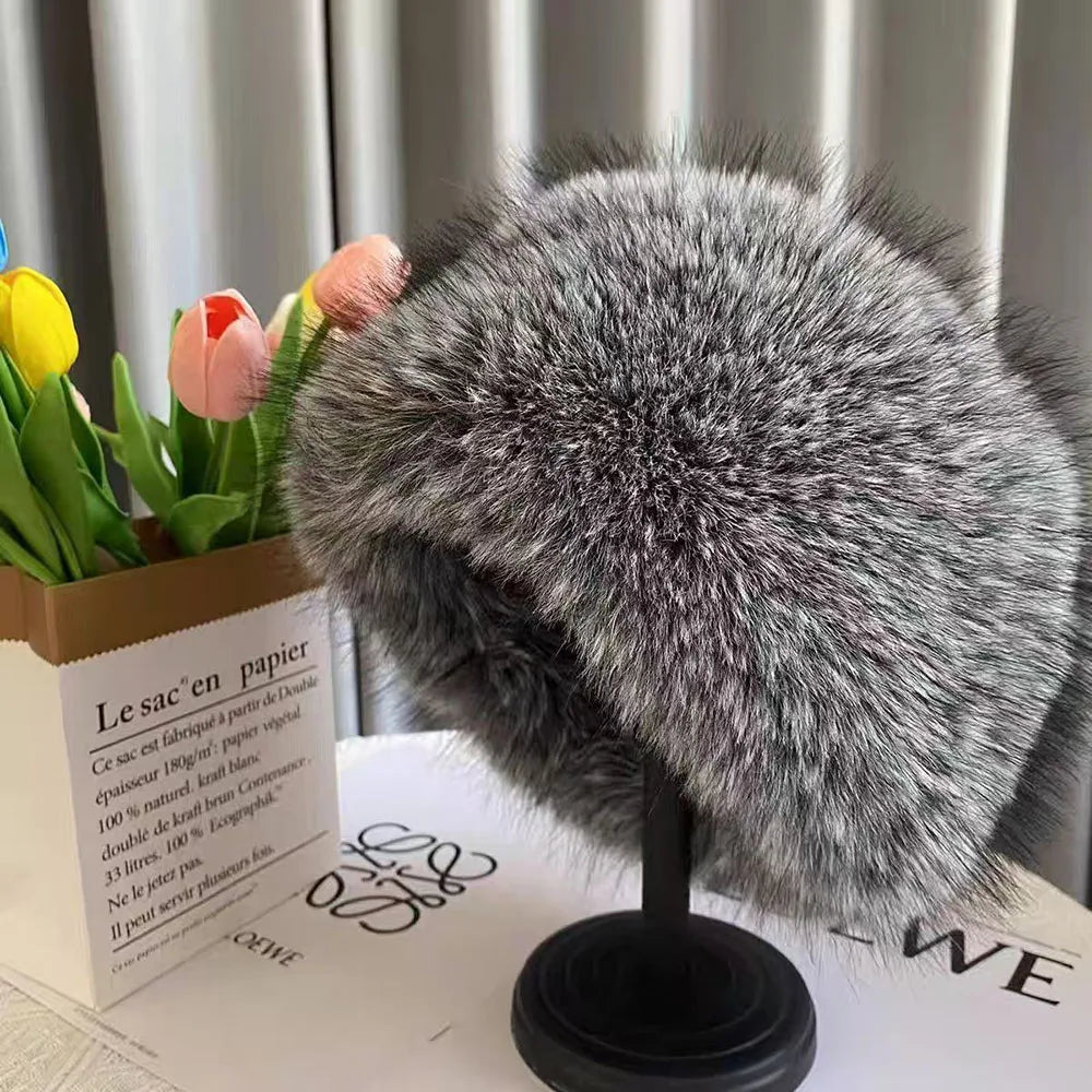 Faux Fox Fur Hat