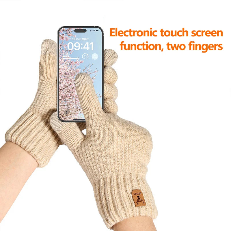 Fleece-Lined Touchscreen Gloves