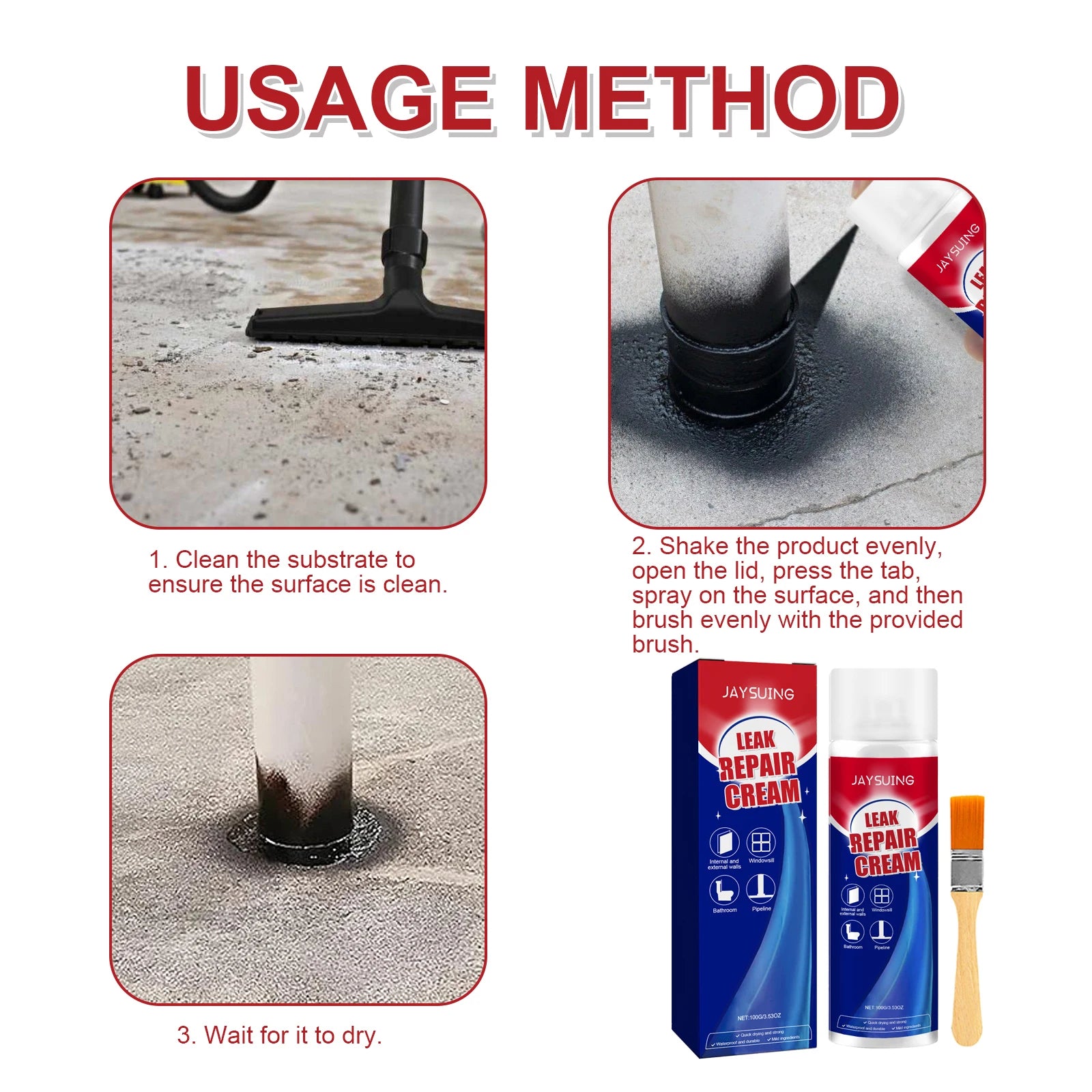 Waterproof Leak Repair Spray