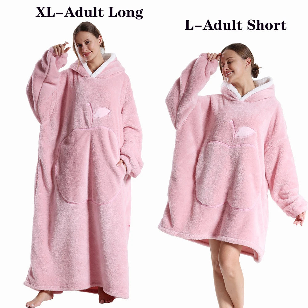 Wearable Hoodie Blanket