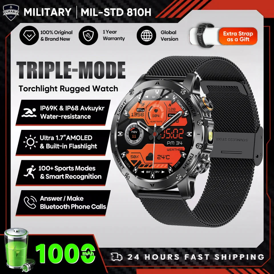 AMOLED Sports Smartwatch