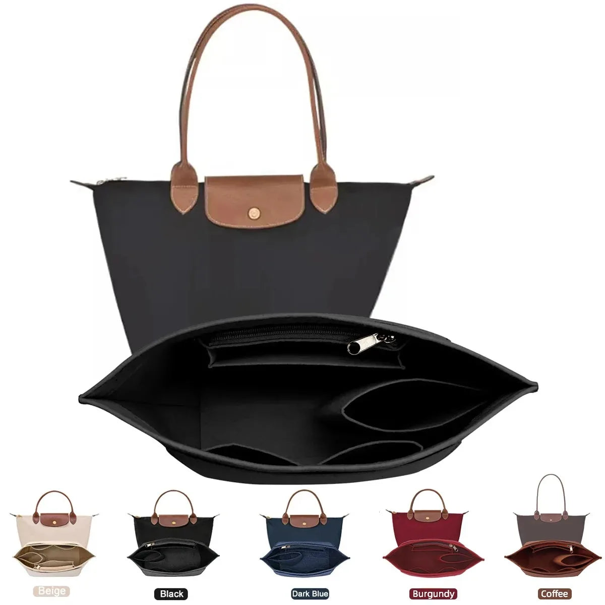 Felt Handbag Organizer Insert