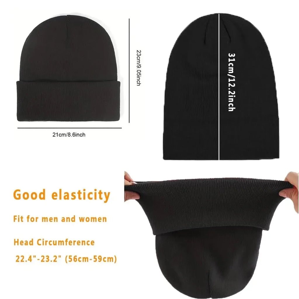 Satin-Lined Slouchy Beanie