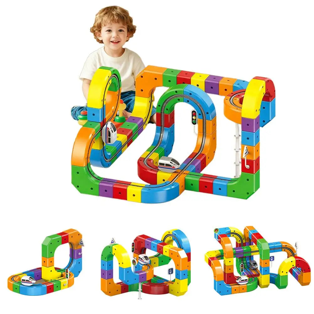 Magnetic Track Train Set