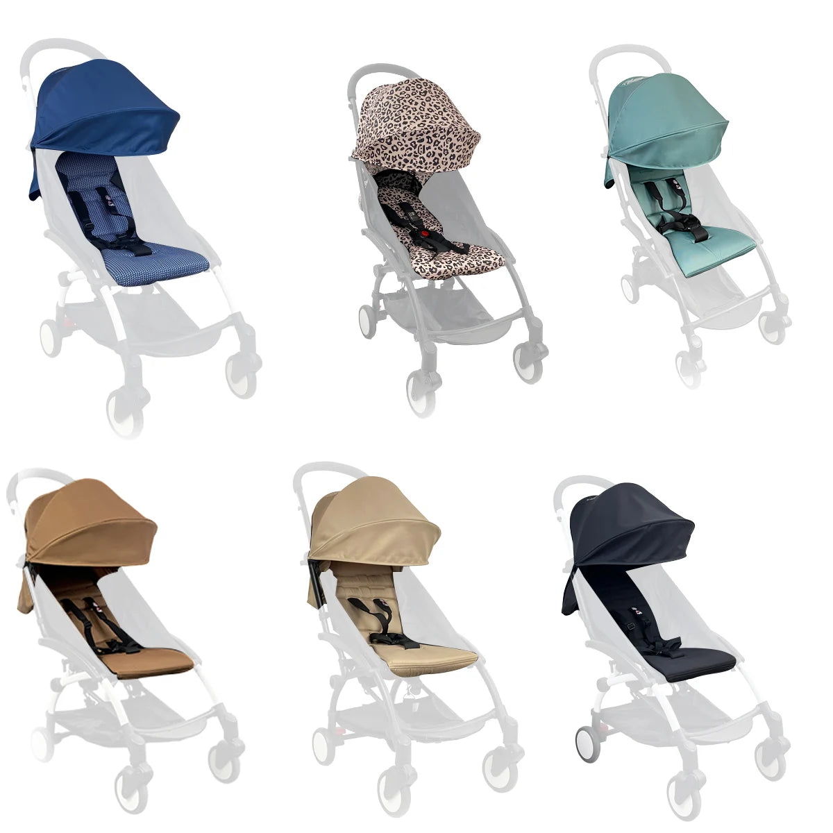 Stroller Canopy and Cushion Set