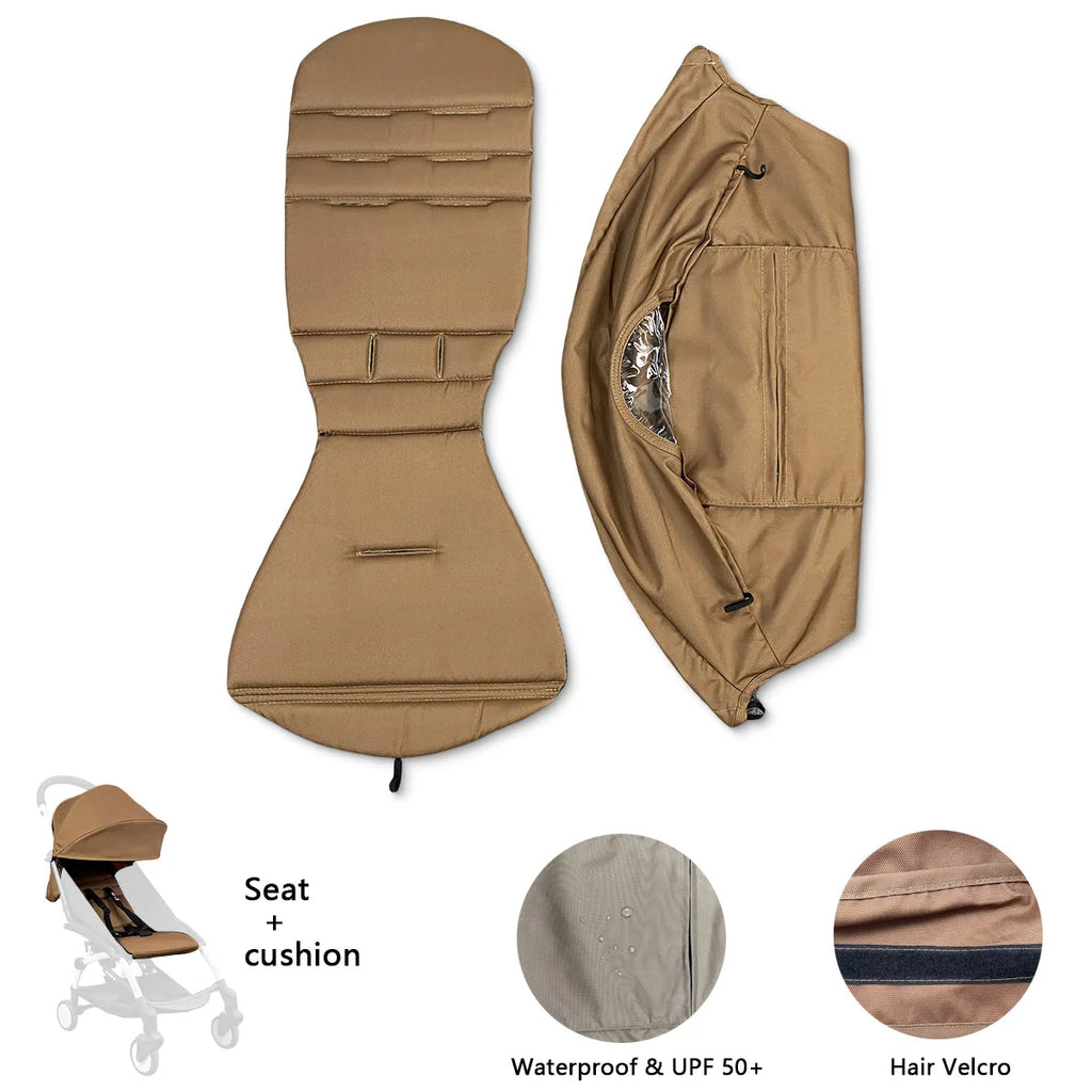 Stroller Canopy and Cushion Set