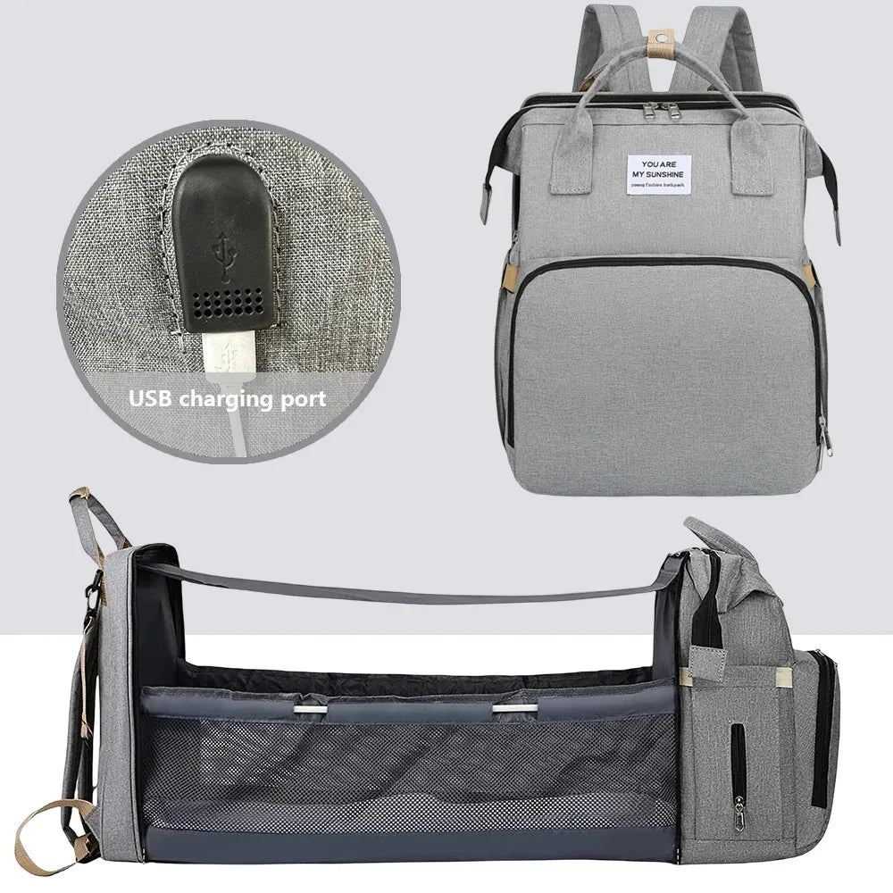 Folding Crib Travel Backpack
