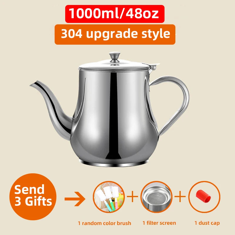 Stainless Oil Strainer Pot