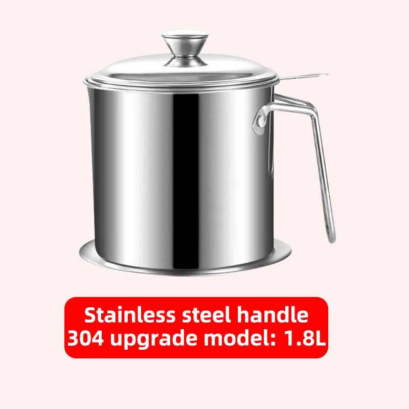 Stainless Oil Strainer Pot
