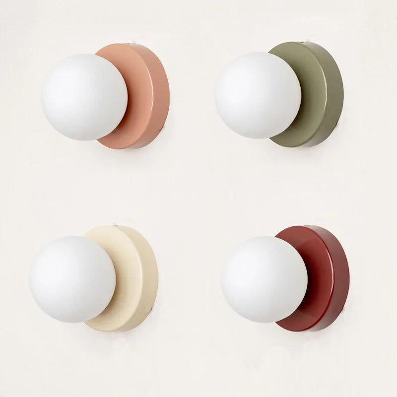 Macaron Ball Wall Lamp