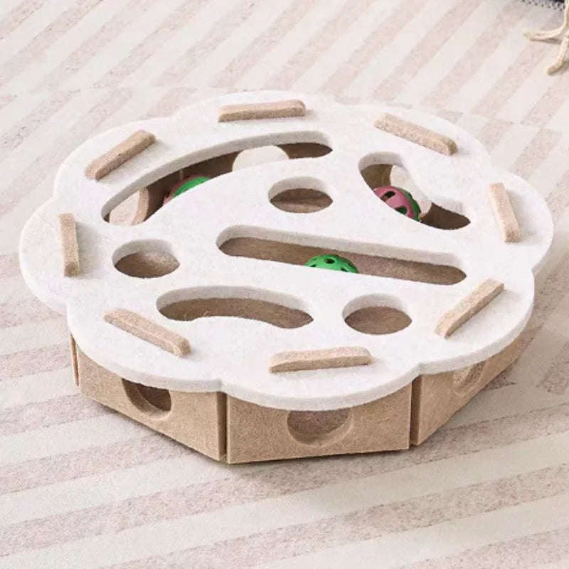 Felt Cat Puzzle Box