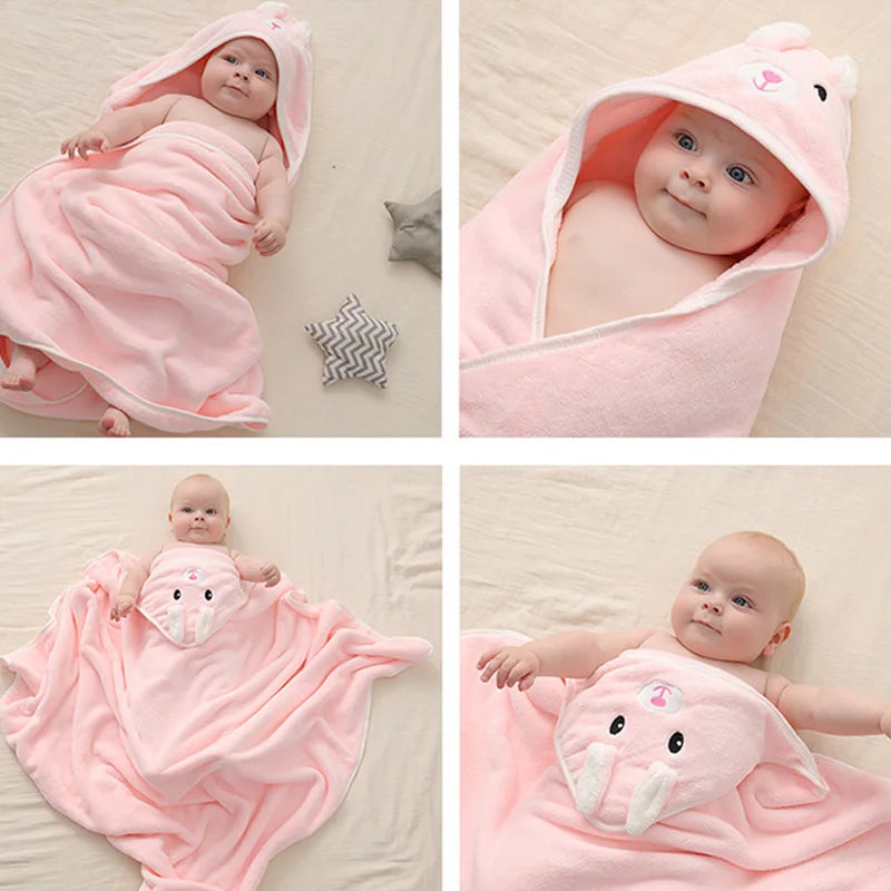 Hooded Baby Bath Towel
