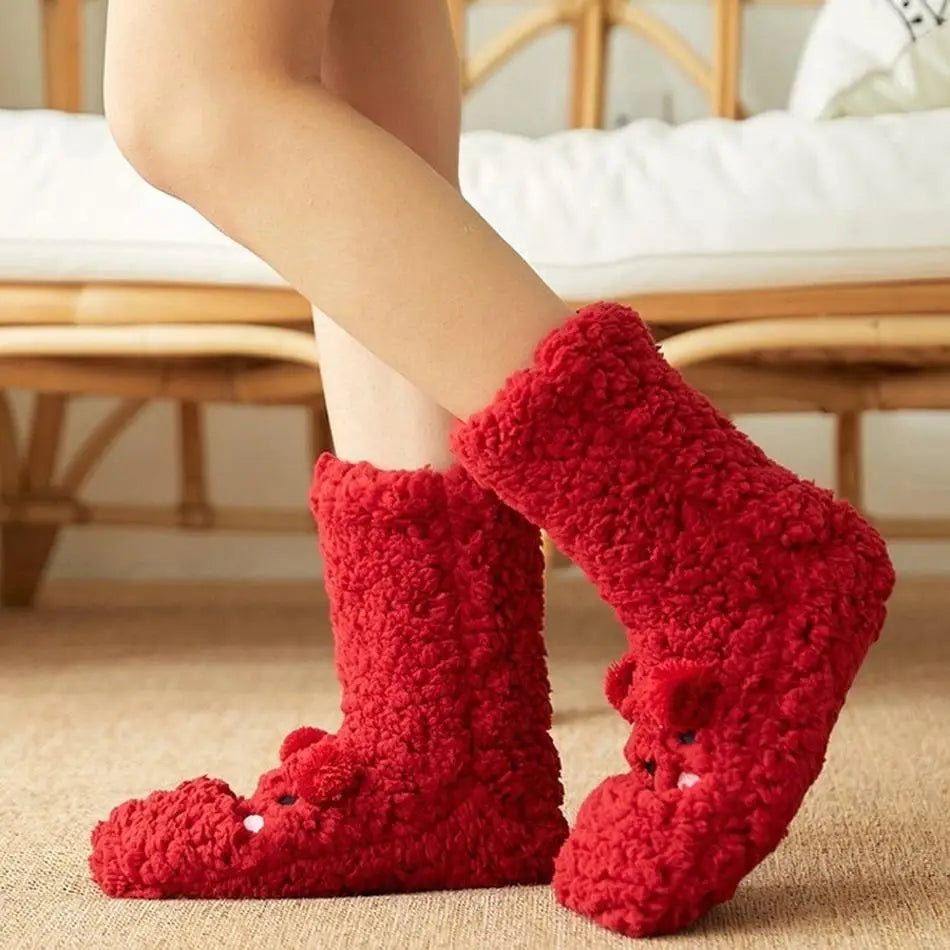 Coral Fleece Floor Socks
