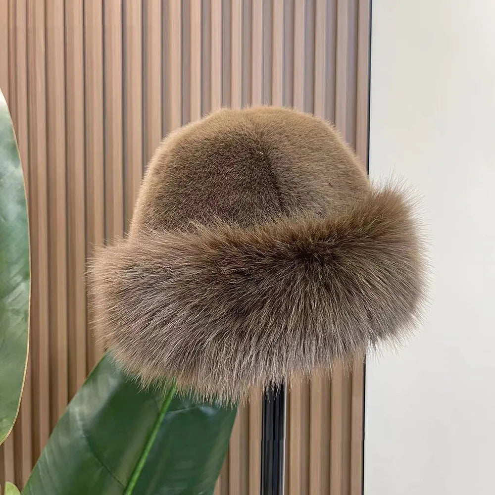 Faux Fox Fur Hat