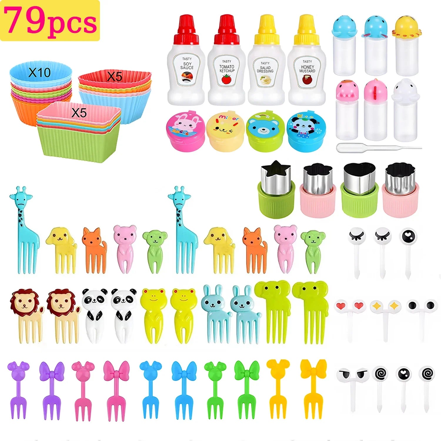 Animal Bento Food Picks