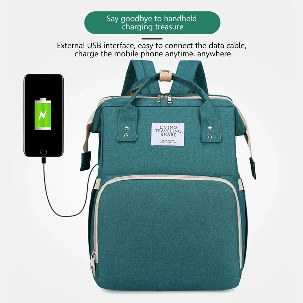 Folding Crib Travel Backpack