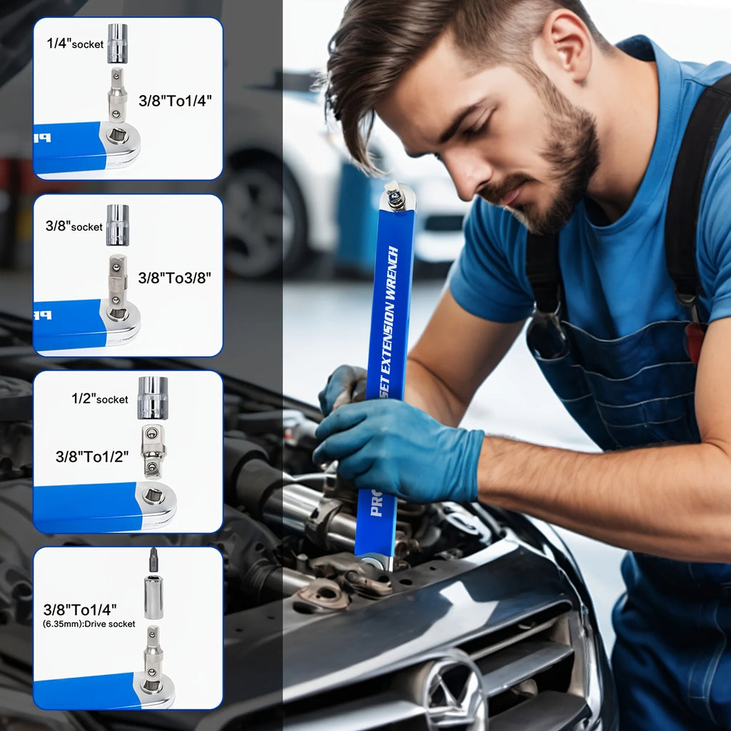 Zero-Offset Extension Wrench
