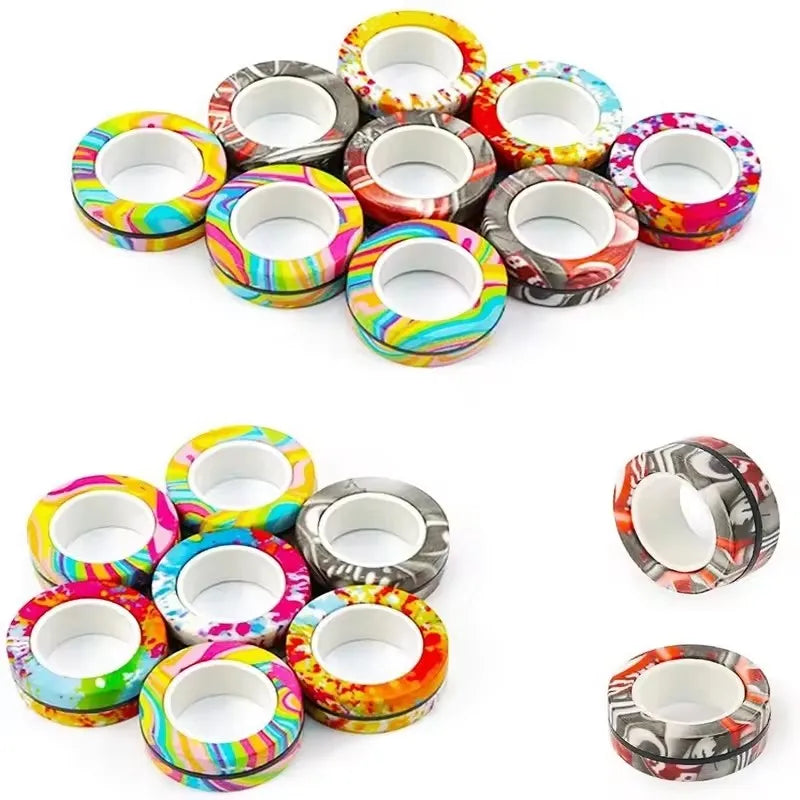 Magnetic Fidget Ring Set