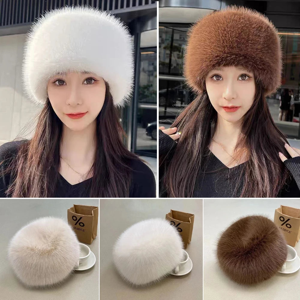 Faux Fox Fur Hat