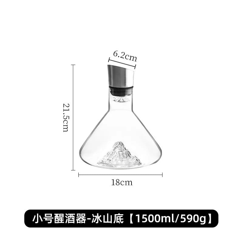 Iceberg Crystal Wine Decanter
