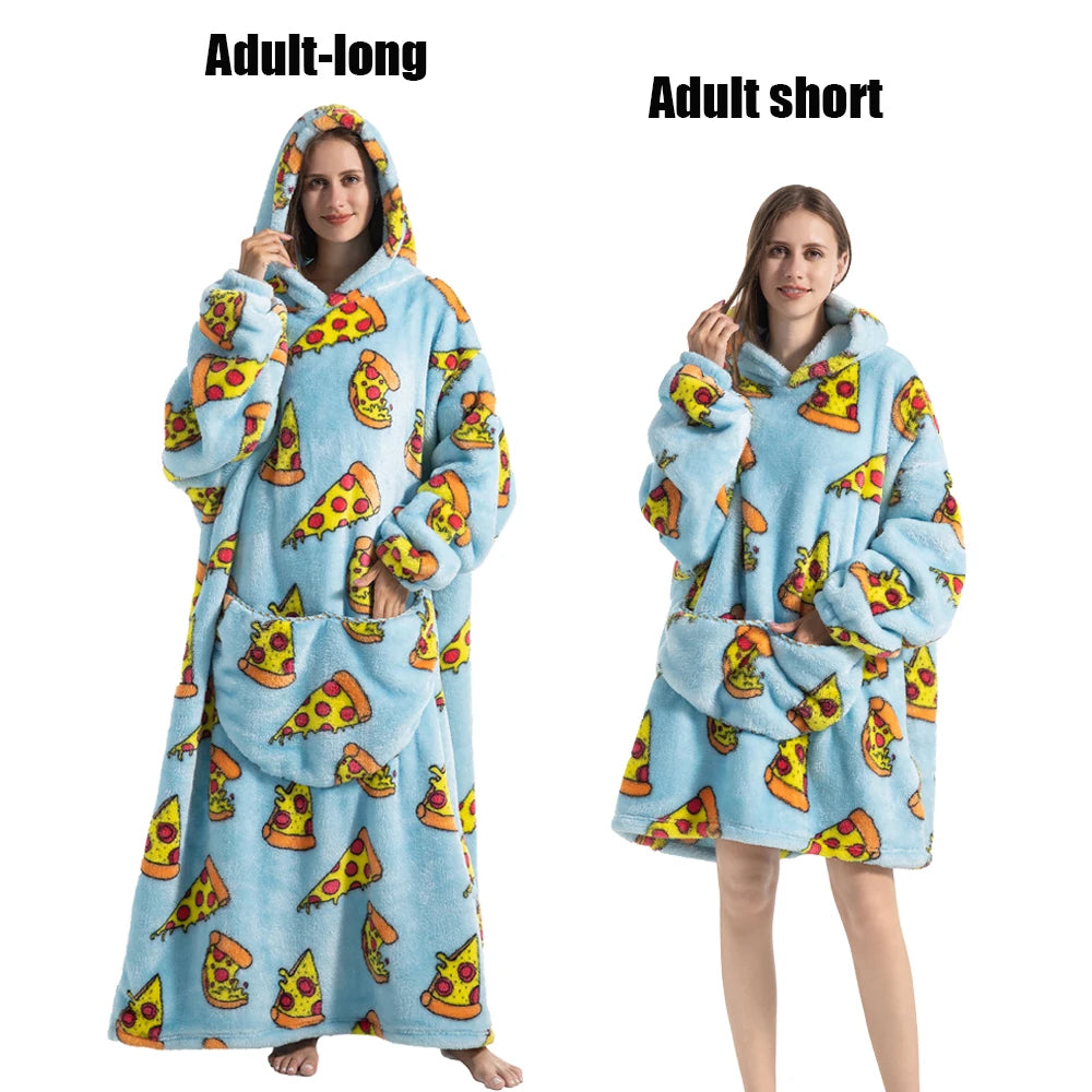Wearable Hoodie Blanket