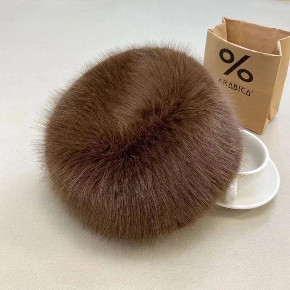 Faux Fox Fur Hat