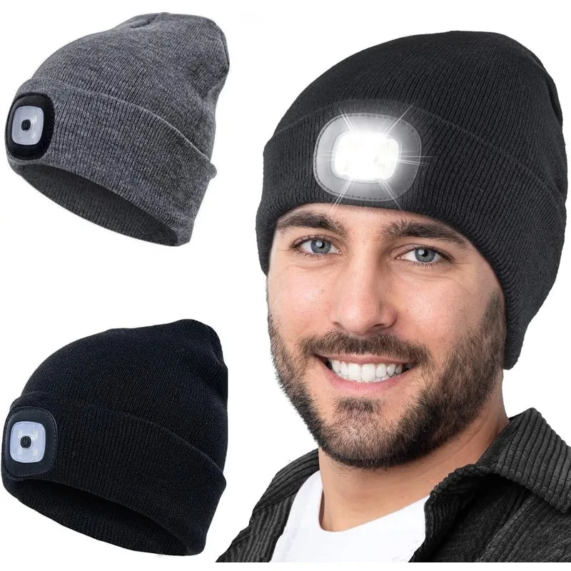 Rechargeable LED Beanie