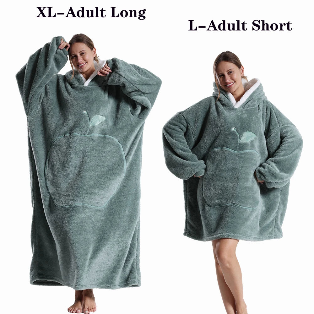 Wearable Hoodie Blanket