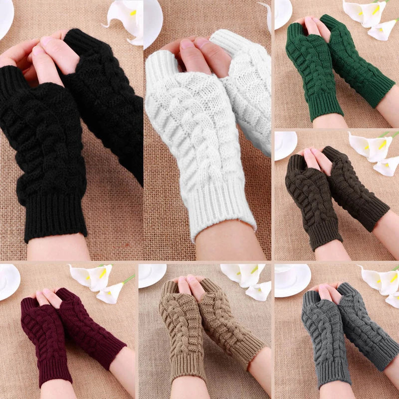 Crochet Fingerless Mittens