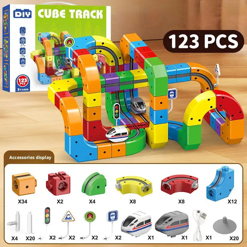 Magnetic Track Train Set