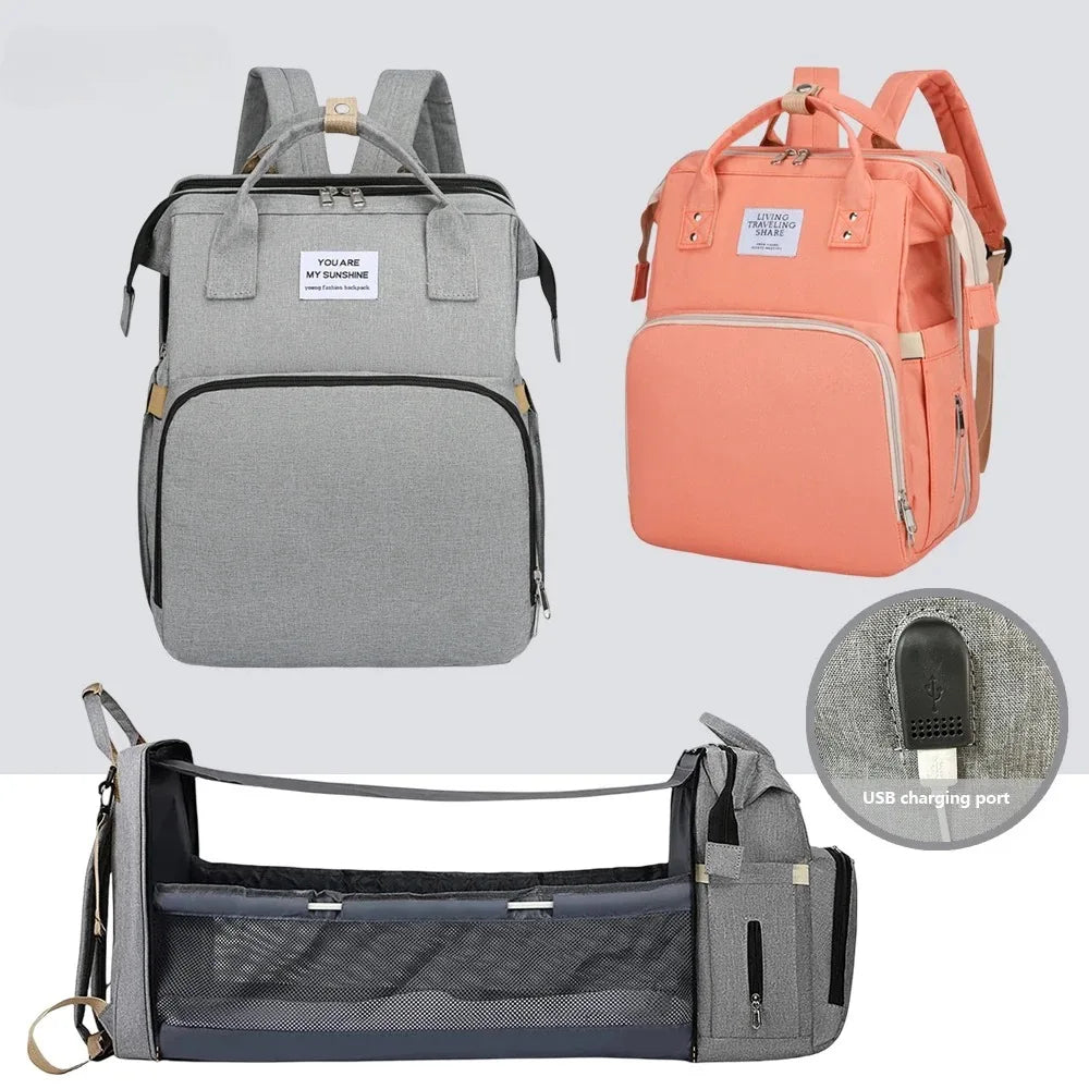 Folding Crib Travel Backpack