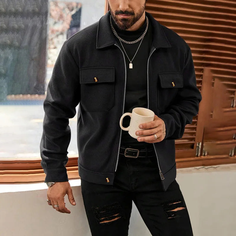 Men's Brushed Casual Jacket