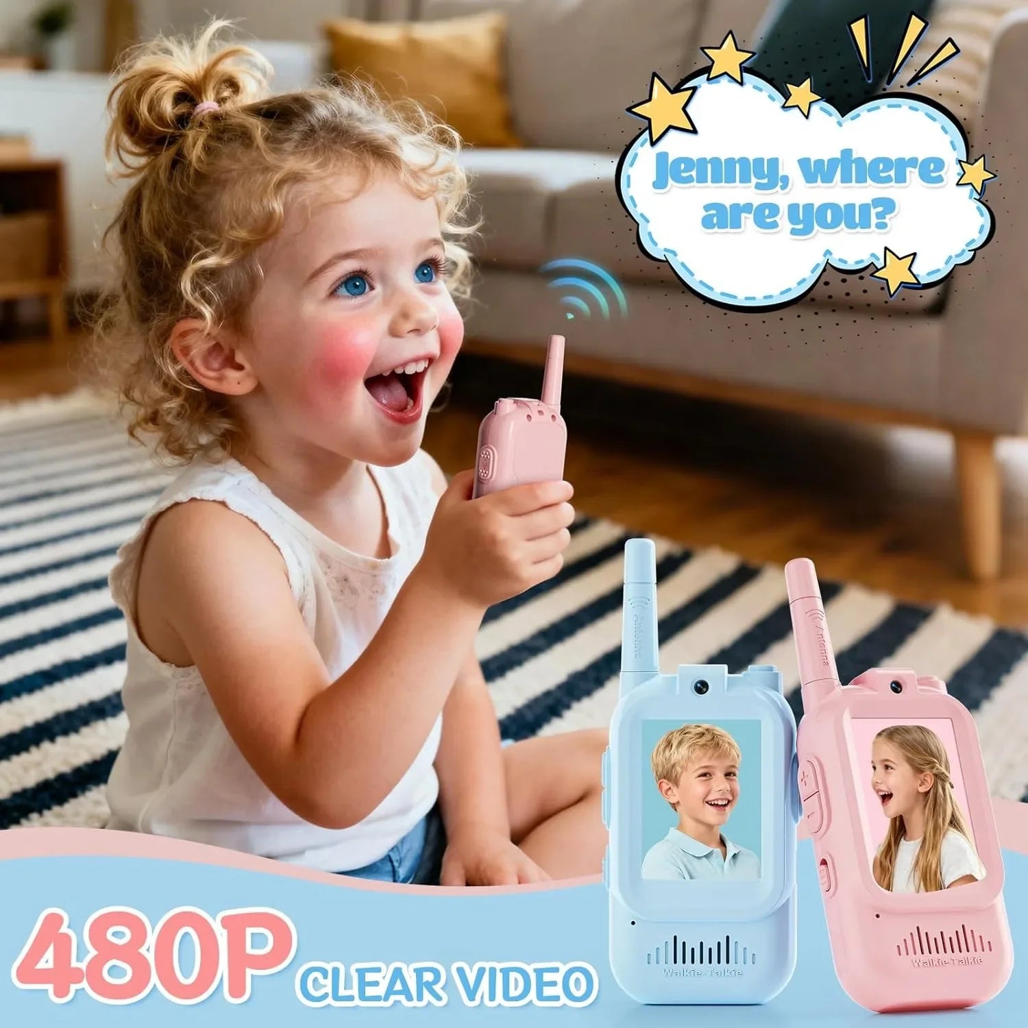 Kids Video Walkie Talkie Set