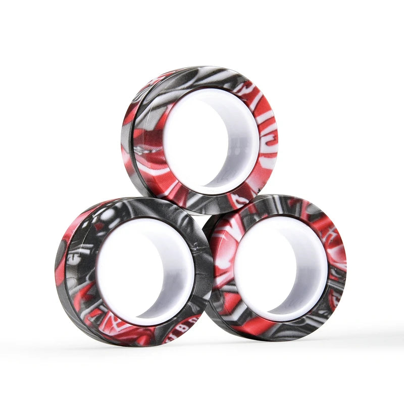 Magnetic Fidget Ring Set