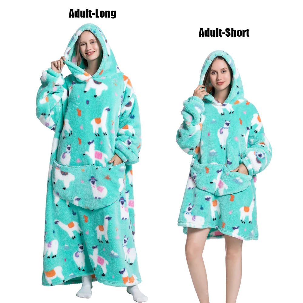 Wearable Hoodie Blanket