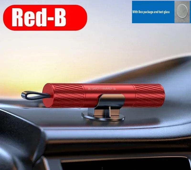 2-in-1 Car Escape Hammer