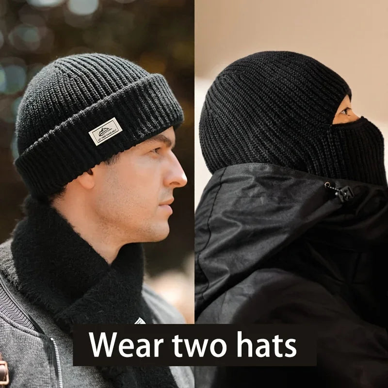 Knitted Balaclava Beanie