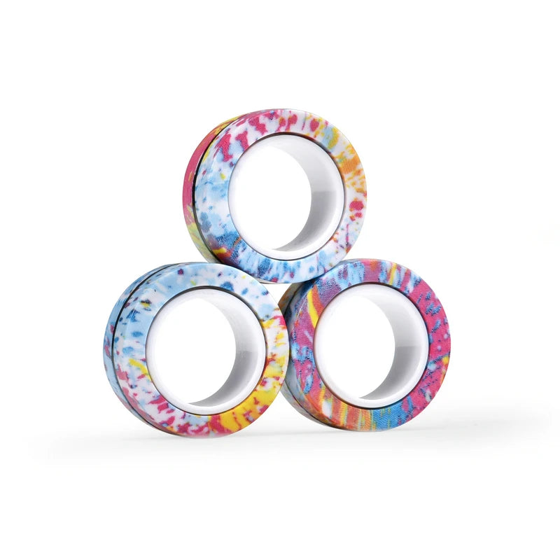 Magnetic Fidget Ring Set