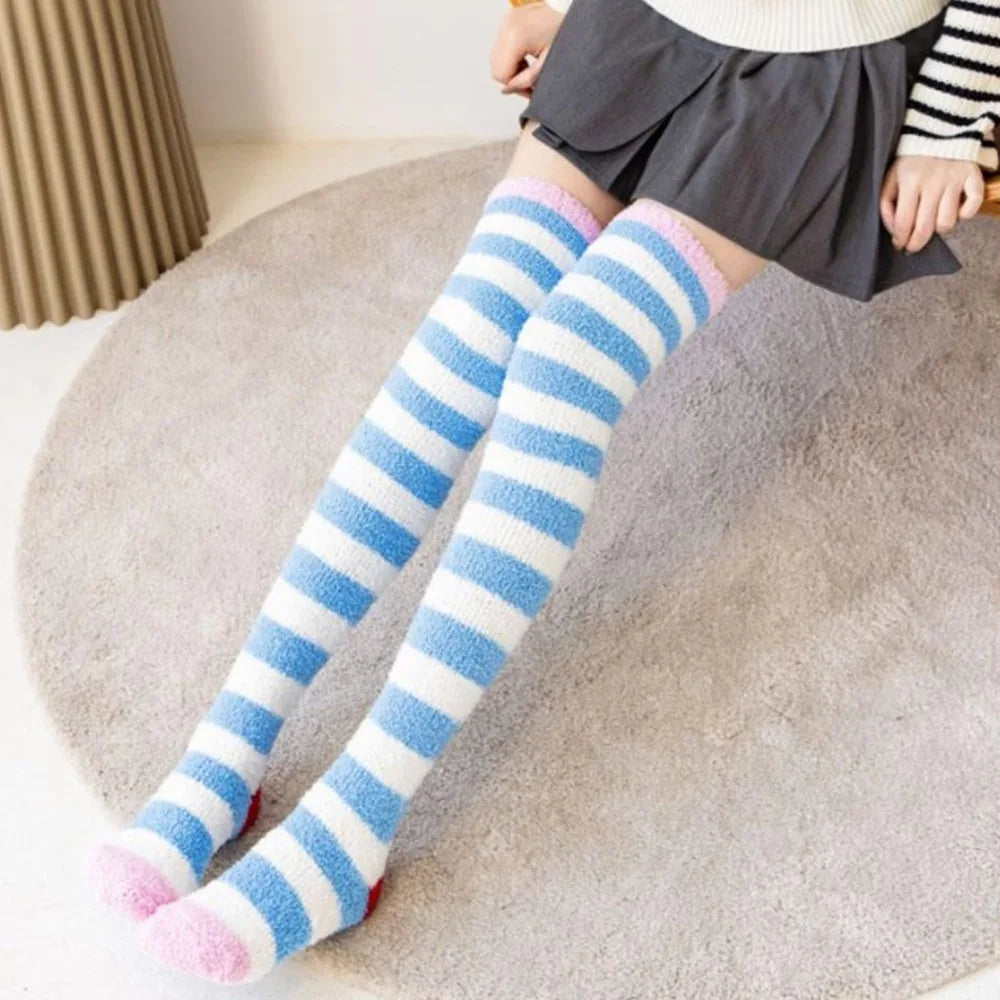 Over-Knee Fleece Socks