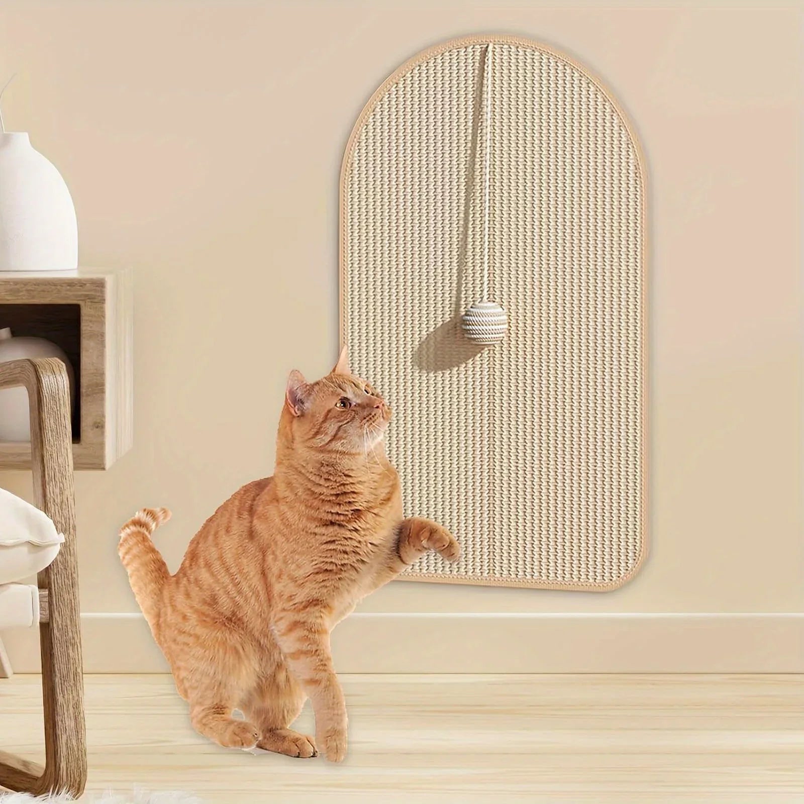 Sisal Cat Scratch Wall Pads