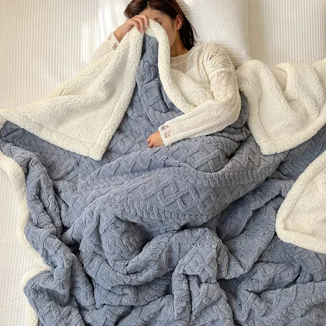 Lamb Velvet Flannel Blanket