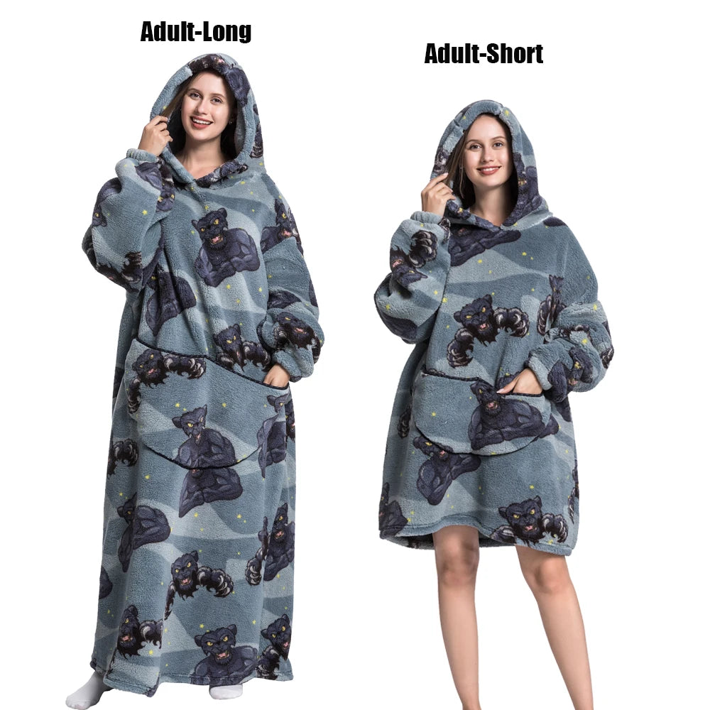 Wearable Hoodie Blanket