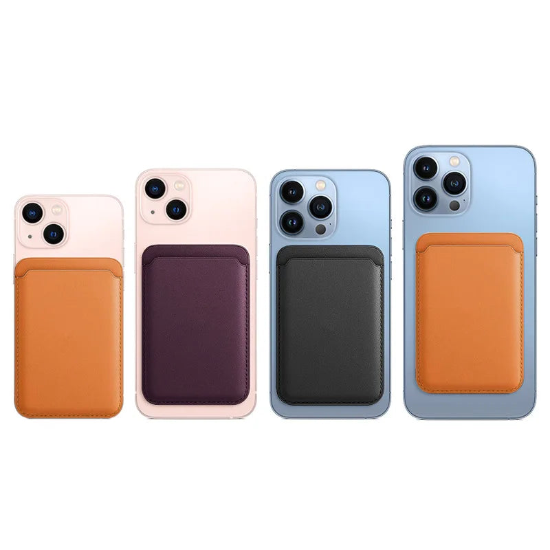 Leather Magnetic Wallet Case