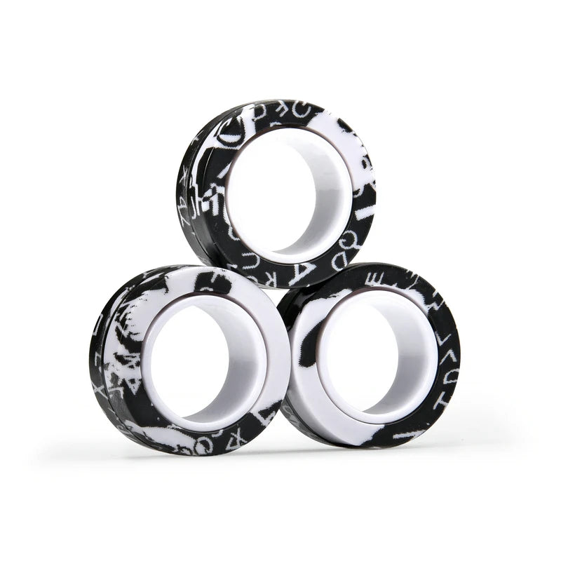 Magnetic Fidget Ring Set