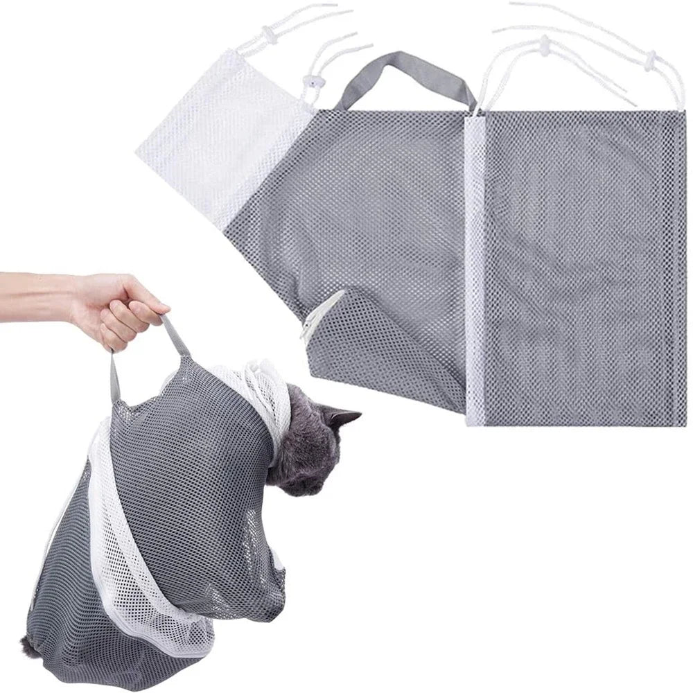 Mesh Cat Grooming Bag