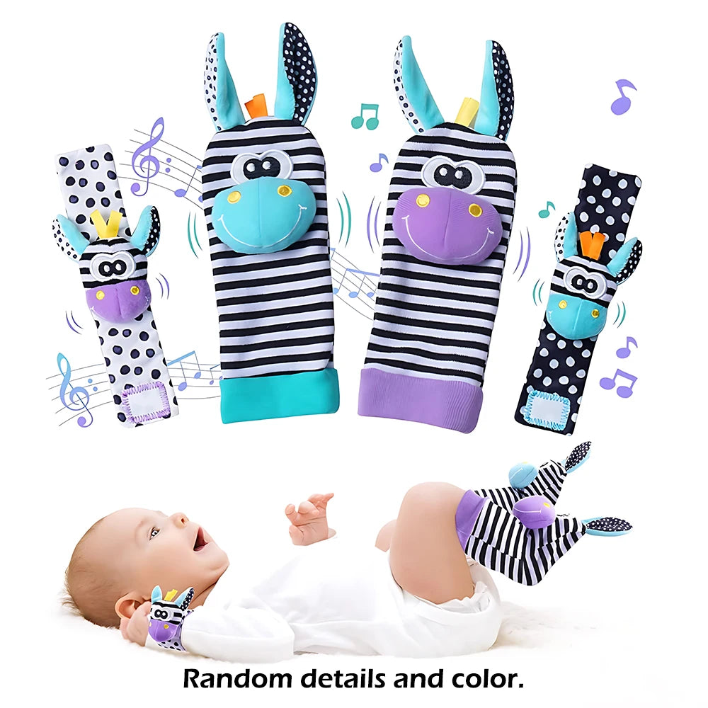Baby Wrist Rattle Socks