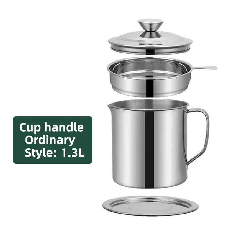 Stainless Oil Strainer Pot