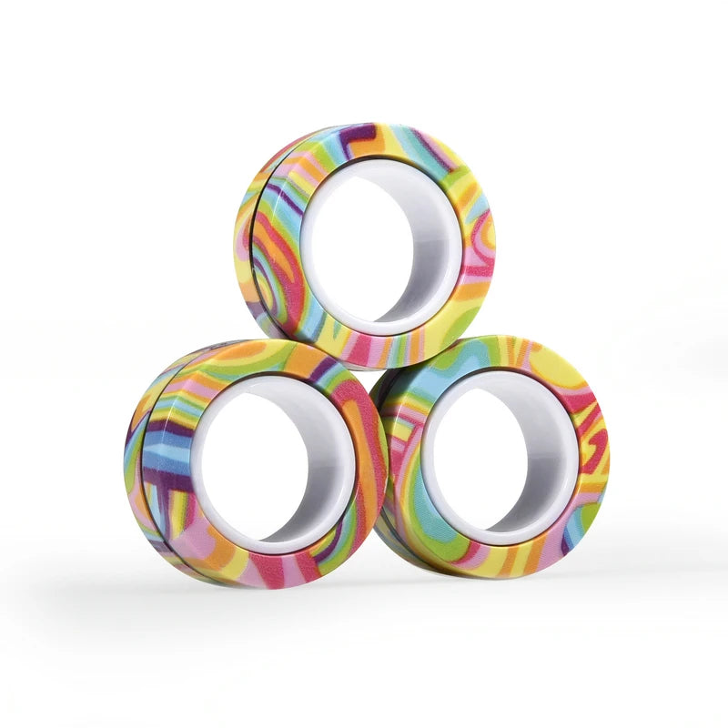 Magnetic Fidget Ring Set