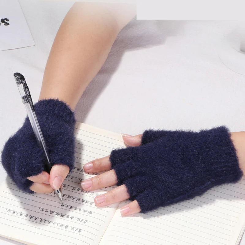Fuzzy Writing Gloves