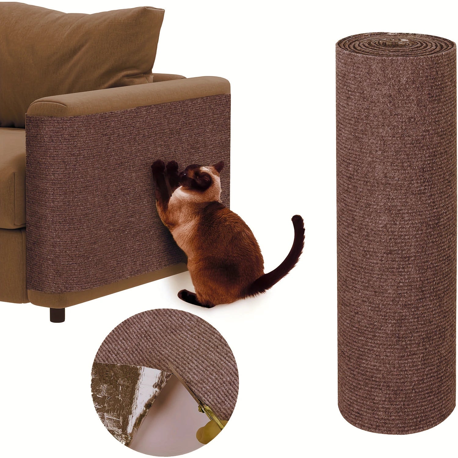 Self-Adhesive Cat Scratch Mat